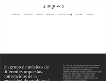 Tablet Screenshot of ampos.es